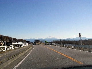 中央道と富士山