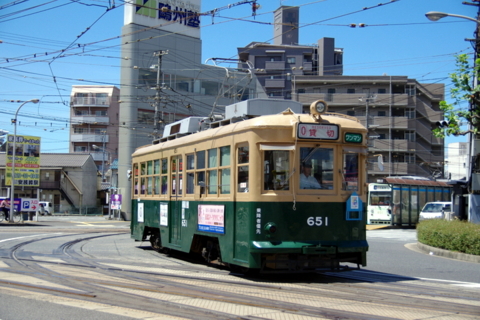 広島電鉄　６５１号