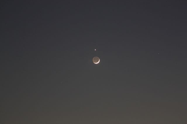 月と金星1