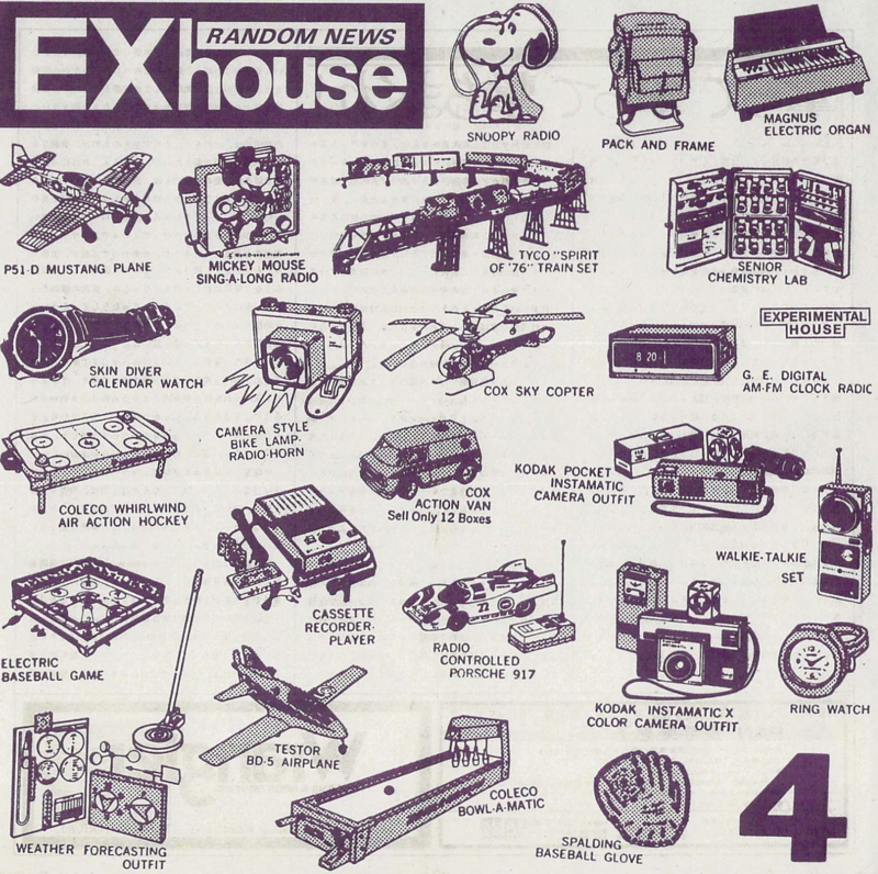 1977年10月 EX-house『RANDOM NEWS』4, 上野哲生個展　-　1