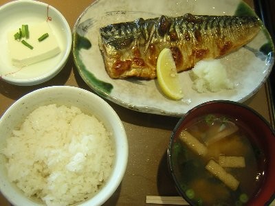 サバの塩焼定食(ごはん処 やよい軒)(2010/03/20)