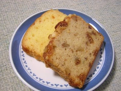 フィグ＆ナッツケーキ、オレンジケーキ(青山アンデルセン)(2010/10/23)