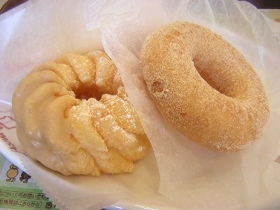 マロンクリームフレンチ、国産米粉のドーナツ きなこ(ミスタードーナツ)(2010/11/02)