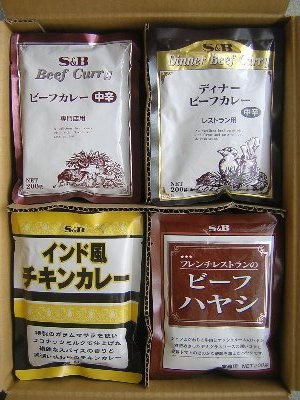 エスビー食品 カレー詰め合わせ(2010/10/27)