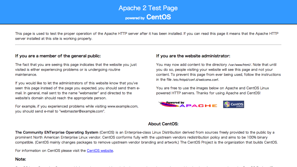 Apach 2 Test Page