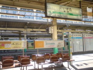 昼下がりの新潟駅