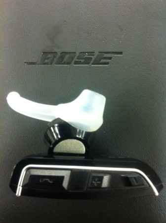 Bose Bluetooth headset　上面
