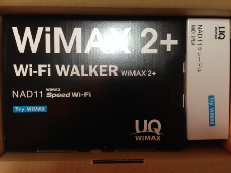 WiMAXルーター NAD11とクレードル