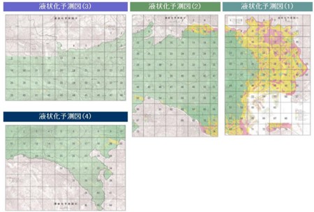 東京の液状化予測図（東京都）