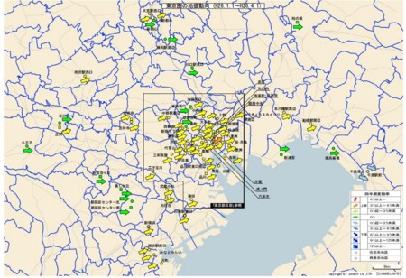 東京圏の地価動向(C)国土交通省