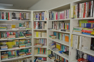 袖ヶ浦団地図書館の風景