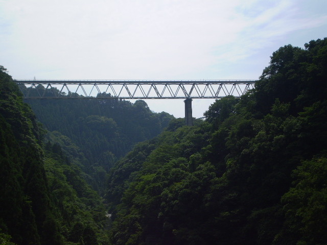 天岩戸駅 付近の 鉄橋