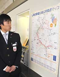 しなの鉄道 沿線 公共 交通 マップ （信濃毎日）