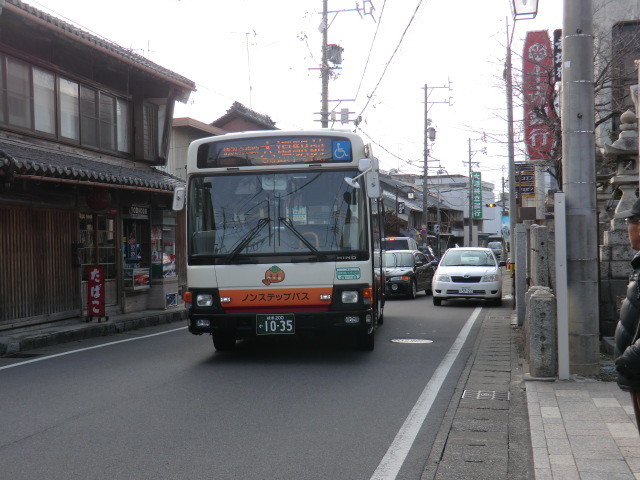 130225 美濃赤坂 (57) 14:21 赤坂宿 中山道 バス