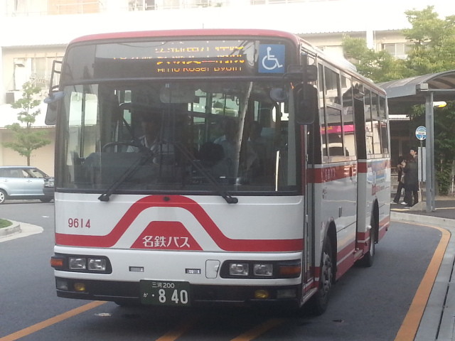 2013-09-13 07:10 新安城 バス停 名鉄バス