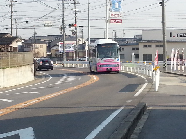 20140317 08.28.32 古井町内会バス停－桜井線バス