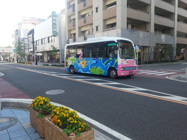 2014-04-23 08.07.52 あんくるバス桜井線バス - これから朝日町どおりえ