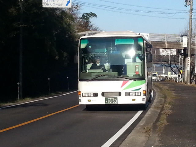 20141227_083737 入鹿池口 - 東濃鉄道高速バス
