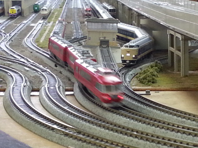 20150221_140430 桜井公民館鉄道模型展 - パノラマカーとはつかり