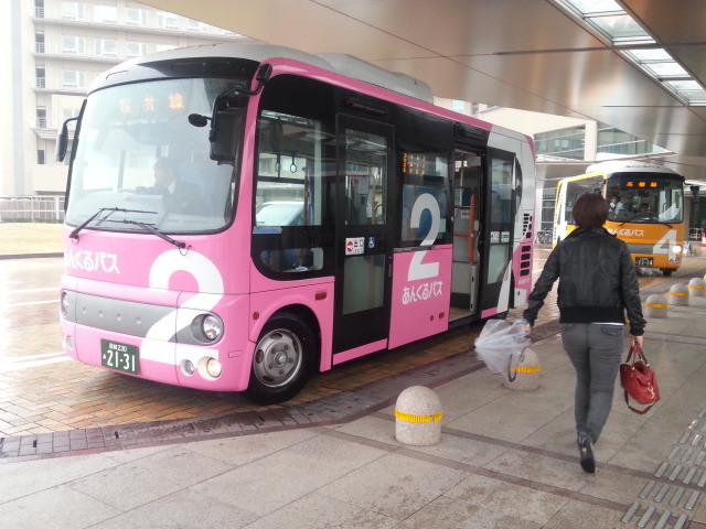 20150403_074619 更生病院 - 桜井線バス