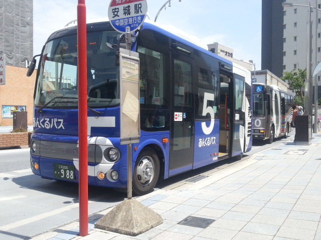 20150511_122940 あんじょうえき - 東部線バス