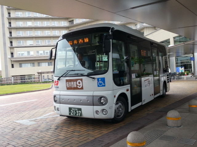 20150629_080501 更生病院 - 桜井西線バス