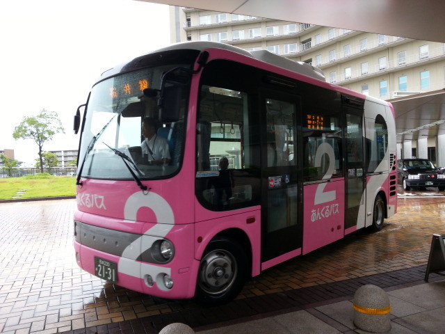 20150723_074407 更生病院 - 桜井線バス