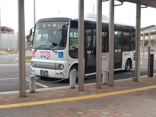 20160123_130820 桜井駅 - 桜井線バス