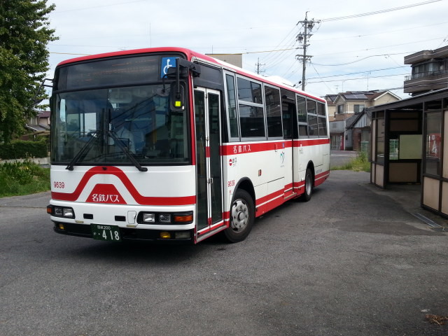 20160903_141928 福岡町バス停 - 名鉄バス