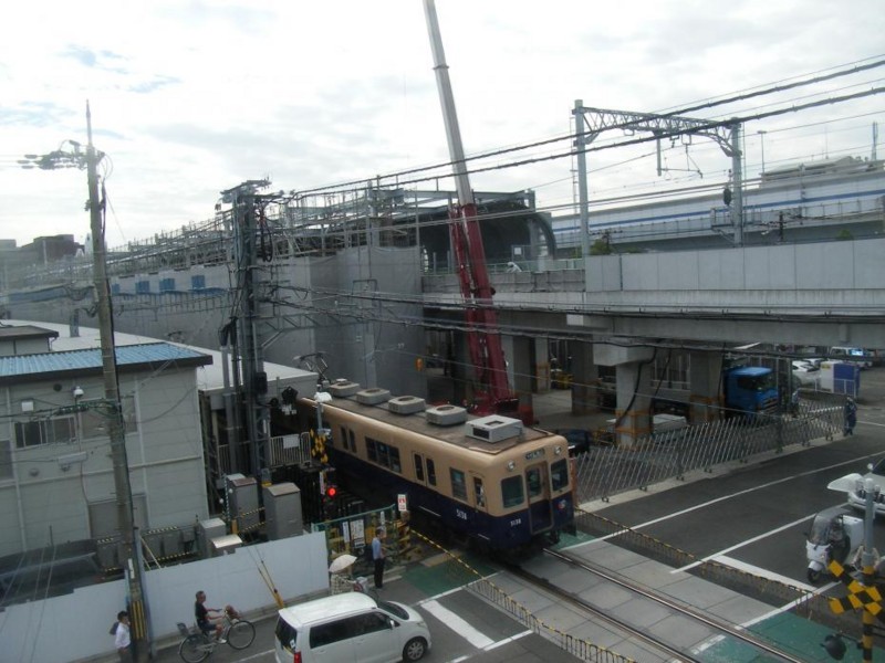 第2工区 (1) 鳴尾駅西踏切と阪神鳴尾駅