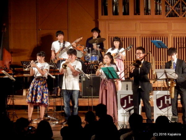 敬和学園高校器楽部 JAZZ HORNETS＠太夫浜コンサート2016(10/21)