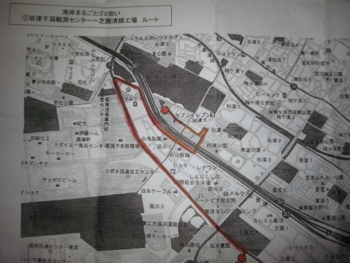 コースの地図