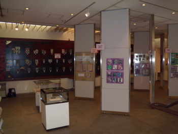 切手の博物館内部