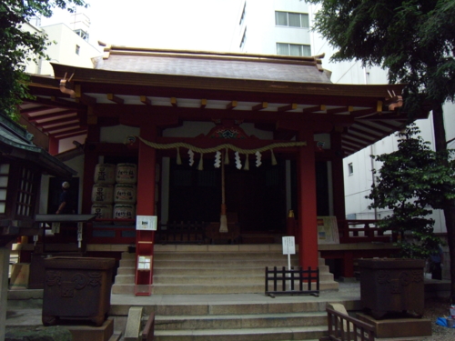 摂社日枝神社拝殿