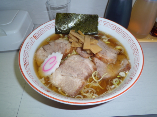 チャーシュー麺(800円)+大盛り(100円)