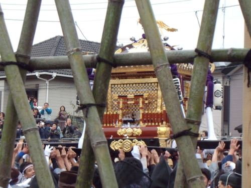 神揃場の二宮神社神輿