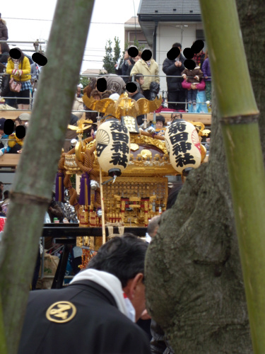 神揃場の菊田神社神輿