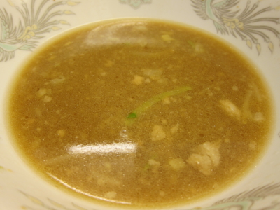 乳化バリバリのスープ