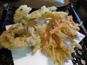 季節の野菜天ぷら 