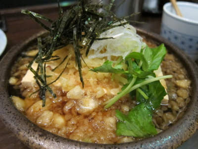 たぬき豆腐(450円)