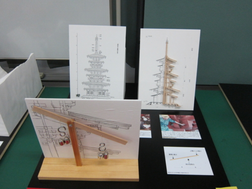 薬師寺西塔の建築模型