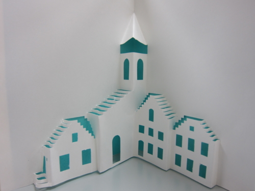 教会のミニミニ建築模型