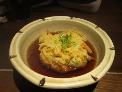 野菜天ぬき(580円)