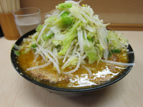 味噌ラーメン(750円)ニンニク・ヤサイ
