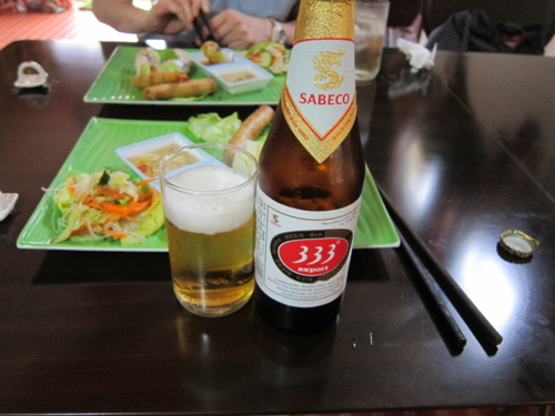 ベトナムビール（650円）
