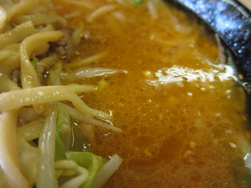 黄金の眉味噌スープ