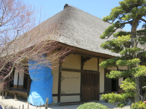 震災の傷跡が残る旧・鴇田家住宅