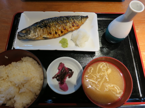 焼き魚定食[さば](780円)
