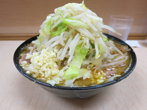味噌ラーメン(750円)ニンニク