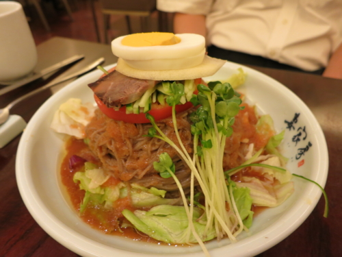 サラダ冷麺定食(950円)